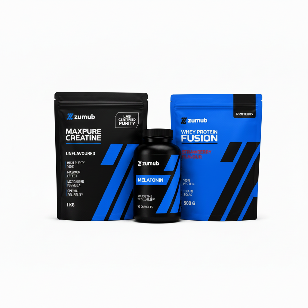 Creatina MaxPure 1Kg + Melatonina + Whey Protein Fusion 500g