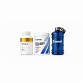 Clear Water Jug 2.2 L Azul + Colagénio  300 gramas + Omega 3 90 cápsulas