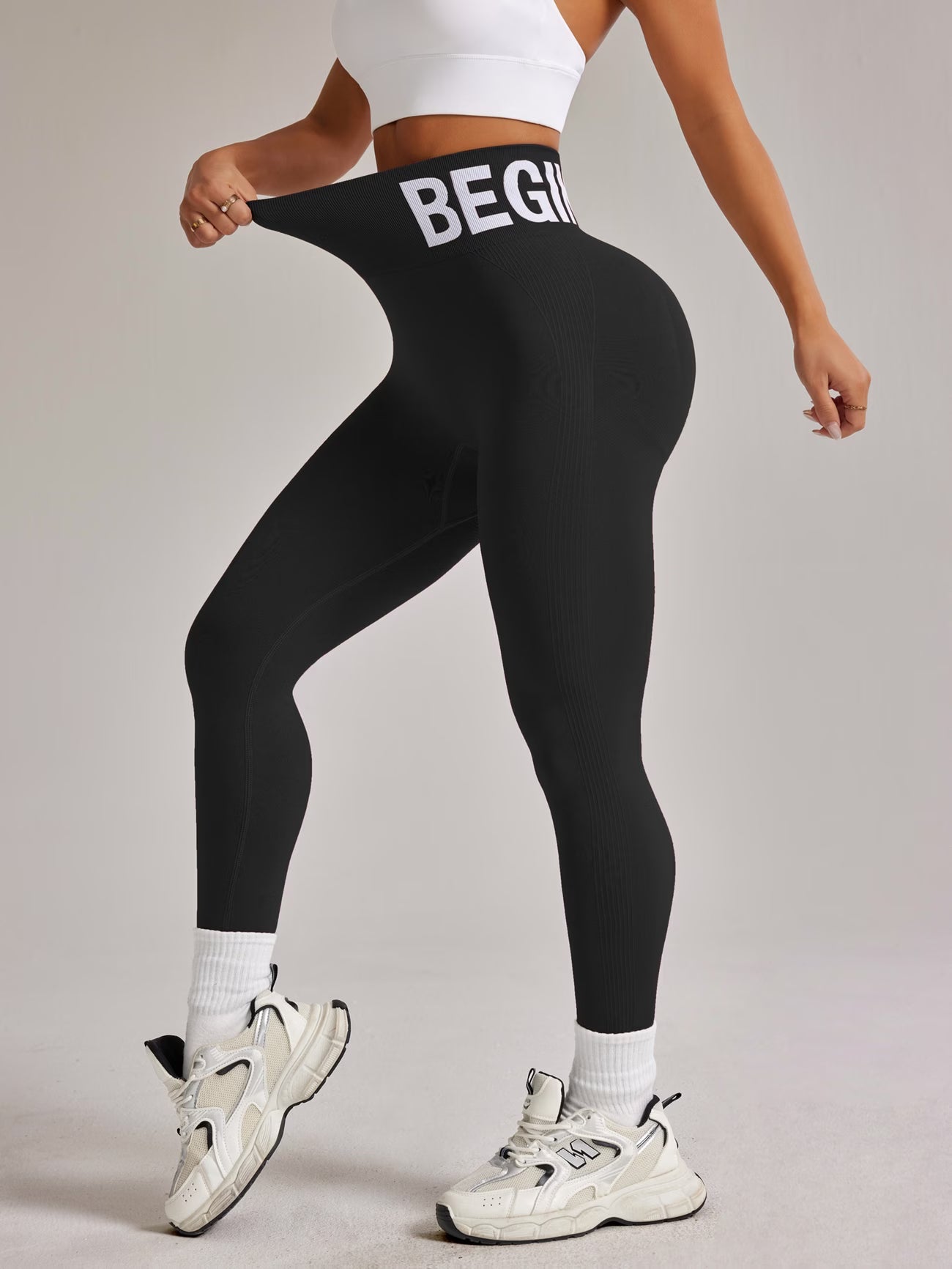 High-Waist Seamless Leggings