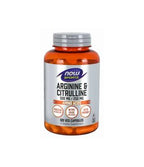 NOW Foods ARGININE & CITRULINE 500MG/250MG 120 CÁPSULAS VEGETAIS